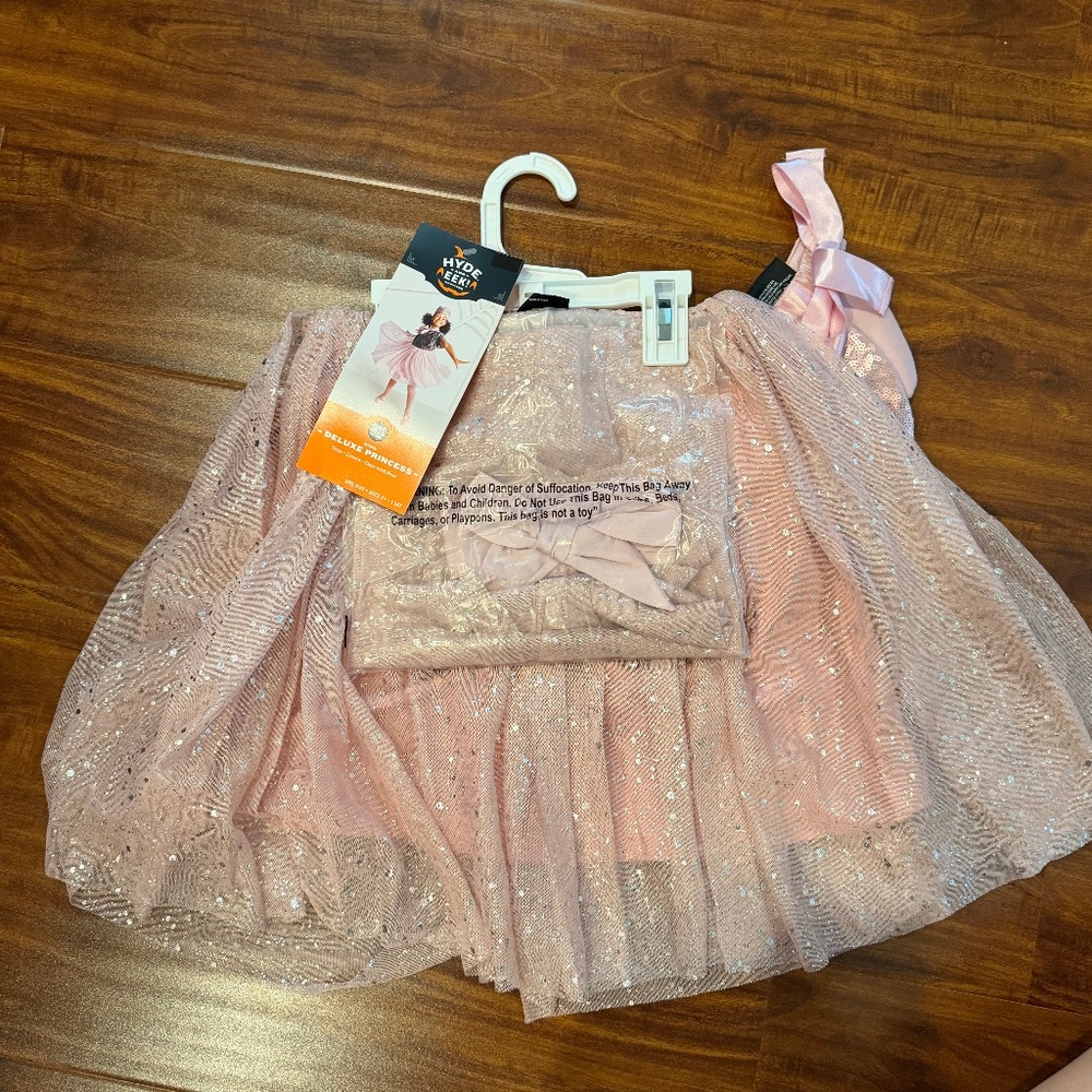 New Target Deluxe Princess Costume - Pink and Silver